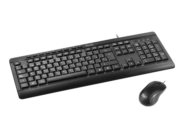 KlipX Combo teclado+mouse alambrico ESP USB