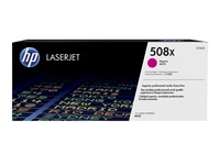 HP 508X HIGH YIELD MAGENTA LASERJET TONER CARTRIDGE