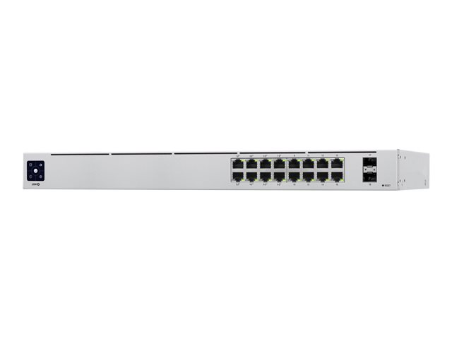 UBQ Switch 16p 8pPoE 42W 2SFP L2 Rack