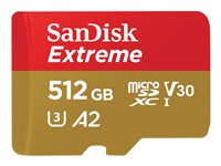 SanDisk Memoria MicroSD - Extreme microSDXC 512GB UHSI Card