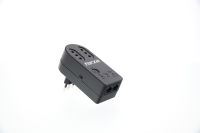 Forza Protector de Voltaje 2 tomas CAP 1500W giratorio negro