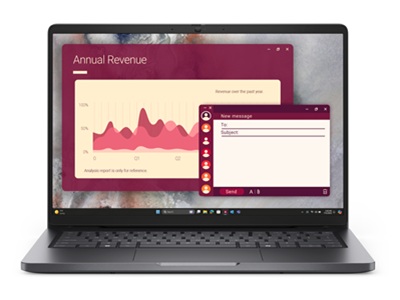 DELL PRO 14"FHD Black Core 5 120U 8GB 512GB SSD W11Pro G1A¤o