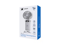 Xtech Mini Fan handheld 6-Speed rechargeable white XTA-900
