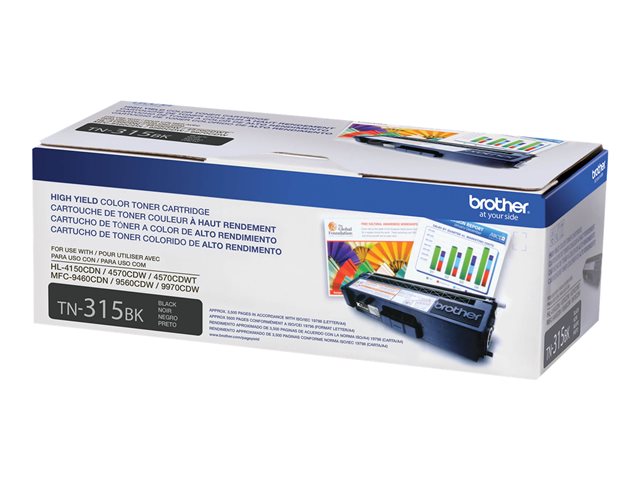 BROTHER TONER TN-315BK PARA 6000 PAGiNAS NEGRO