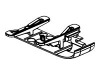 LGR Junta Bandeja Universal 80x50-105x50-150x50 mm Blanca