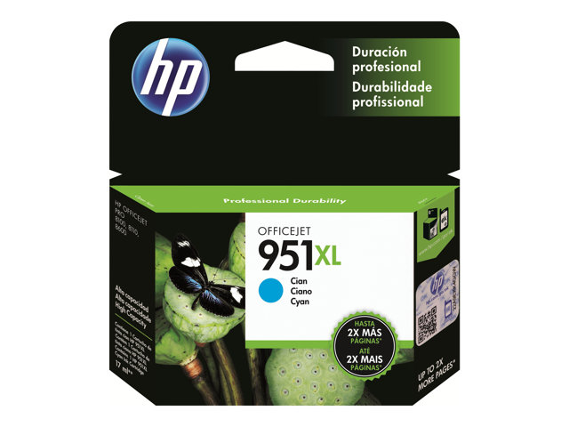 HP 951XL Tinta cyan CN046AL