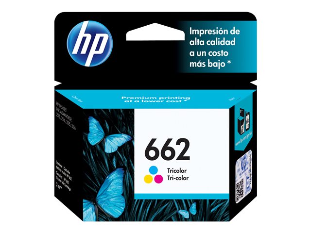 HPc CZ104AL 662 Tricolor Ink Cartridge 100 pages
