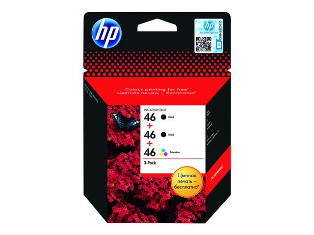 HP Ink #46 cartridge Black CZ637AL