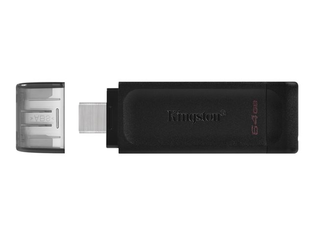 Kingston USB Flash Drives - KNG  64GB USB-C Datatraveler 70