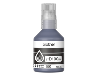 Brother BTD100BK black ink botella