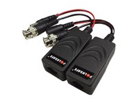 Video Balun HD terminal cable BNC + Input Power (El par)