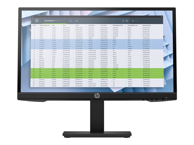 HP P22 G4 21.5in Monitor HDMI VGA DP